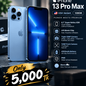 iPhone 13 Pro Max — USA Variant, 128GB (Sierra Blue)